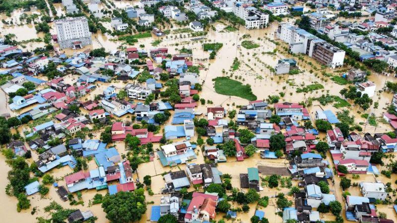 Provinsi Thai Nguyen pascabadai Yagi