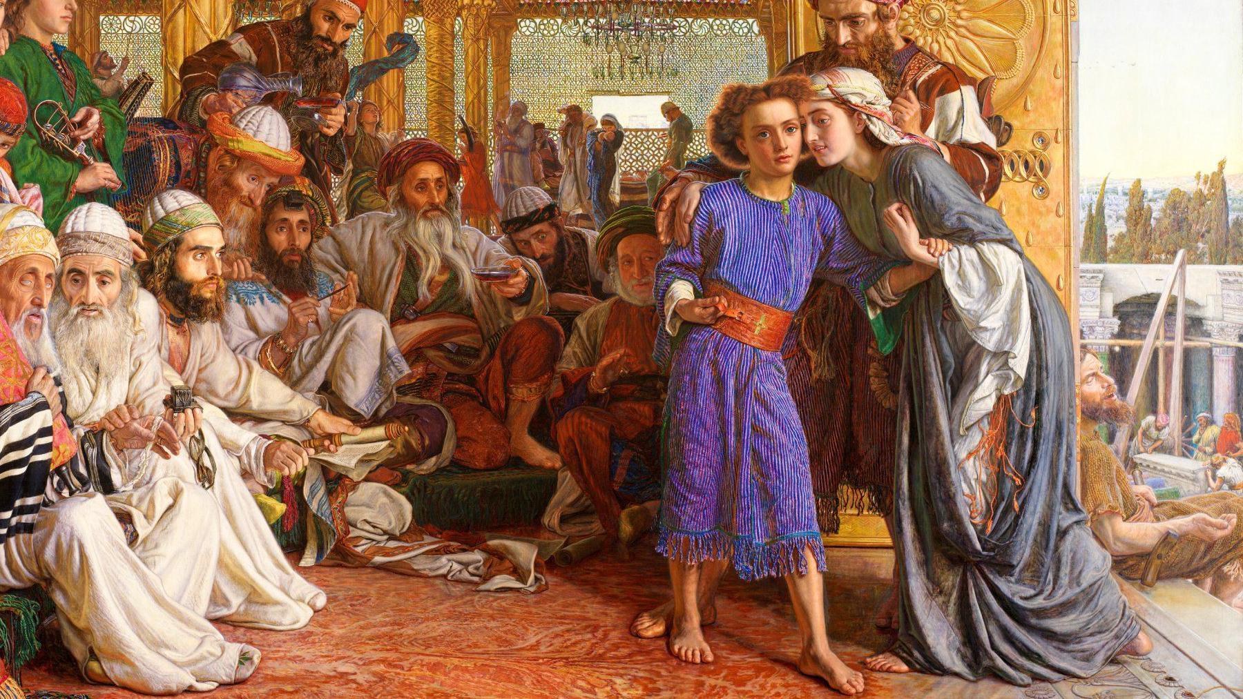 Obra de 1854 ou 1855, de William Holman Hunt, traz Jesus criança