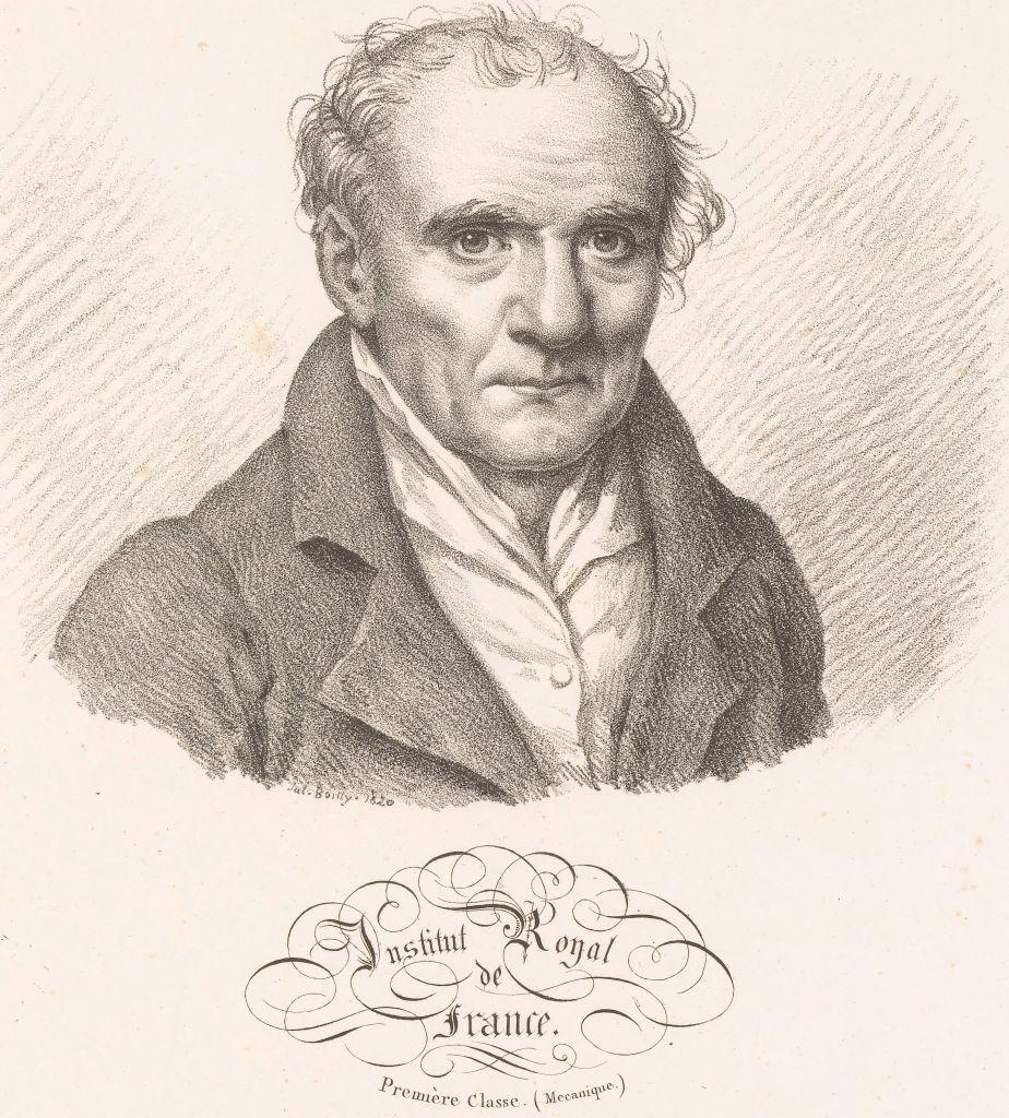 Retrato del matemático Gaspard Monge.