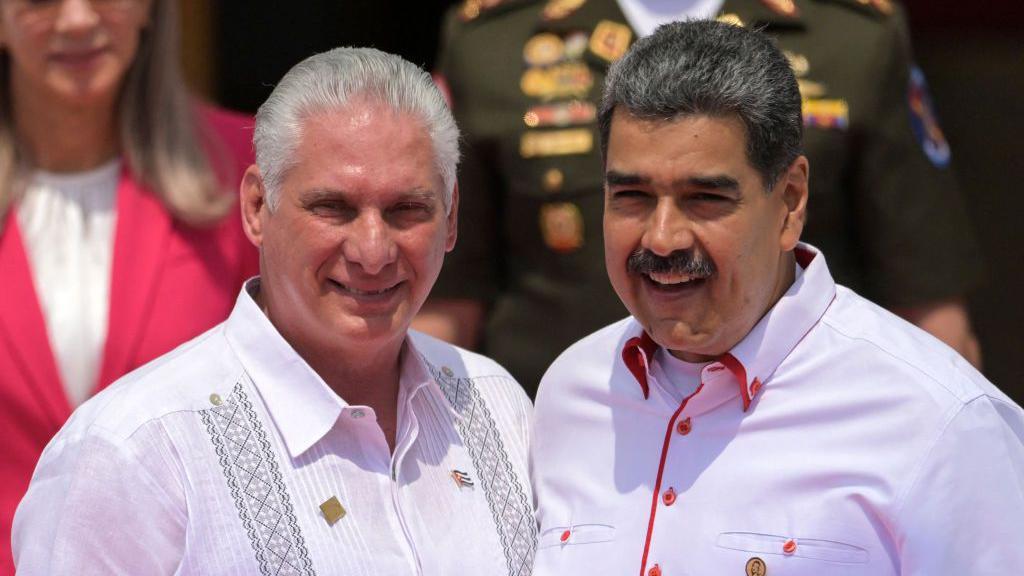 Miguel Díaz-Canel y Nicolás Maduro