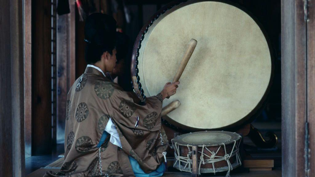 Música tradicional japonesa.