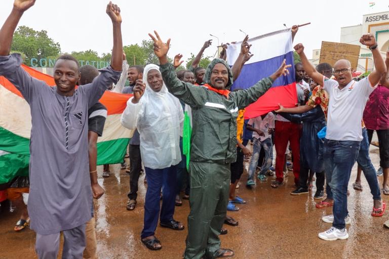 أنصار الانقلاب العسكري في النيجر