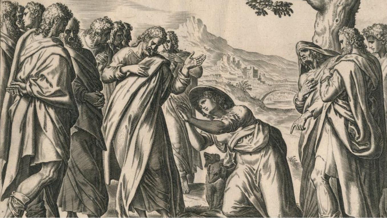 16. yüzyıla ait bir şeytan çıkarma anı resmi