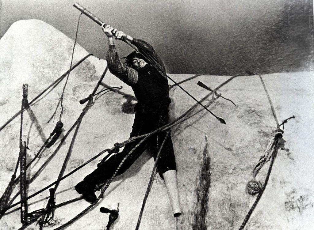 Imagen de la película Moby Dick.