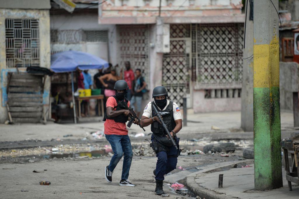 Fuerzas de seguridad en Puerto Príncipe, Haití, en agosto de 2023.