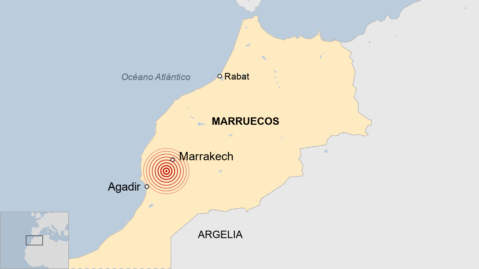Mapa de Marruecos