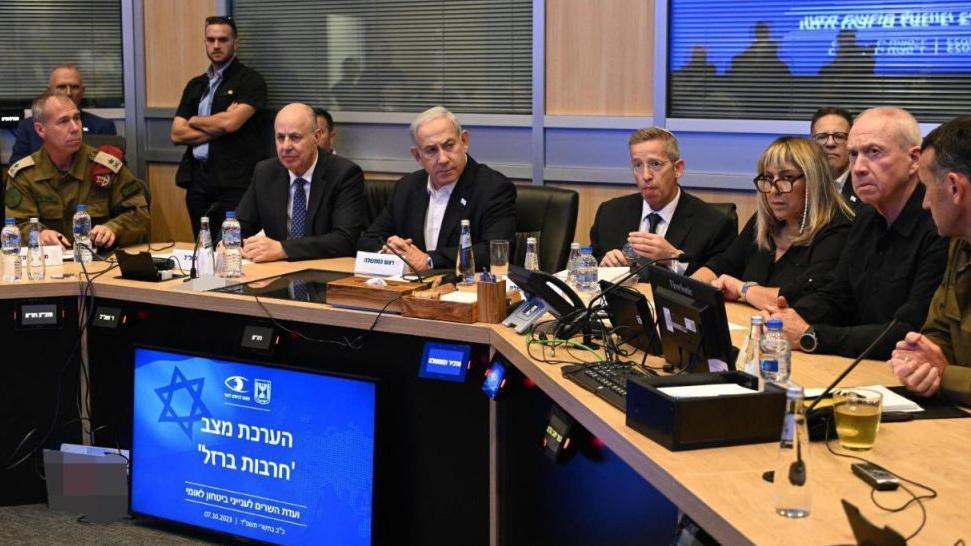 مجلس الوزراء الإسرائيلي المصغر.