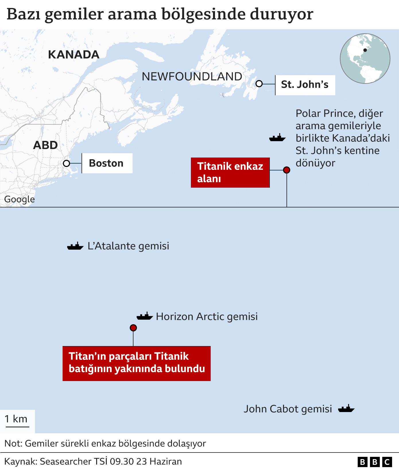 titan arama bölgesi harita