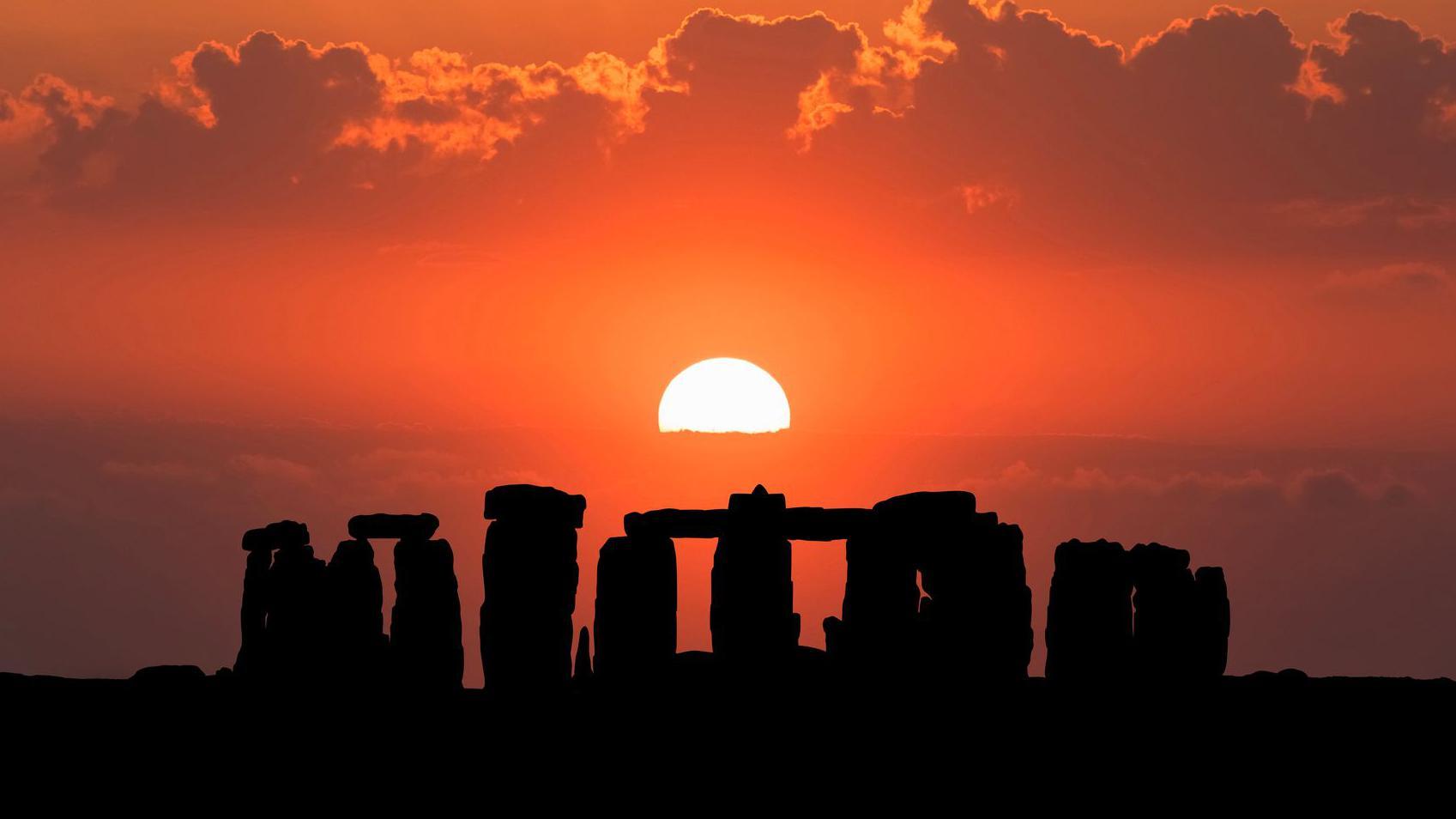 Stonhenge ao entardecer