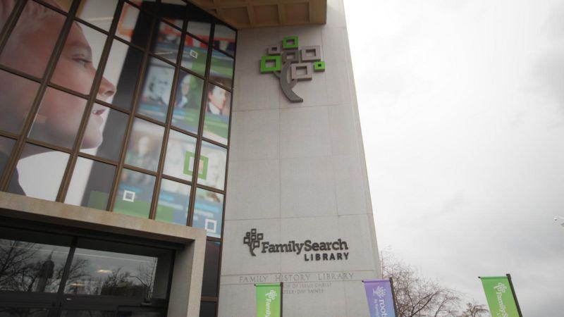 FamilySearch Headquarters Entrance