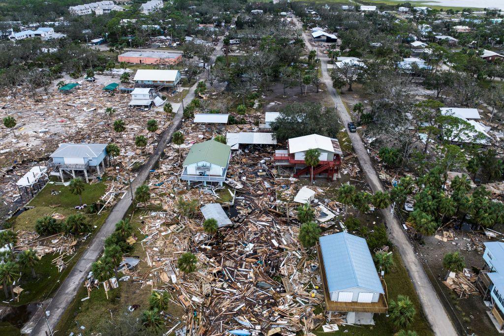 Una localidad de Florida devastada por el huracán Helene