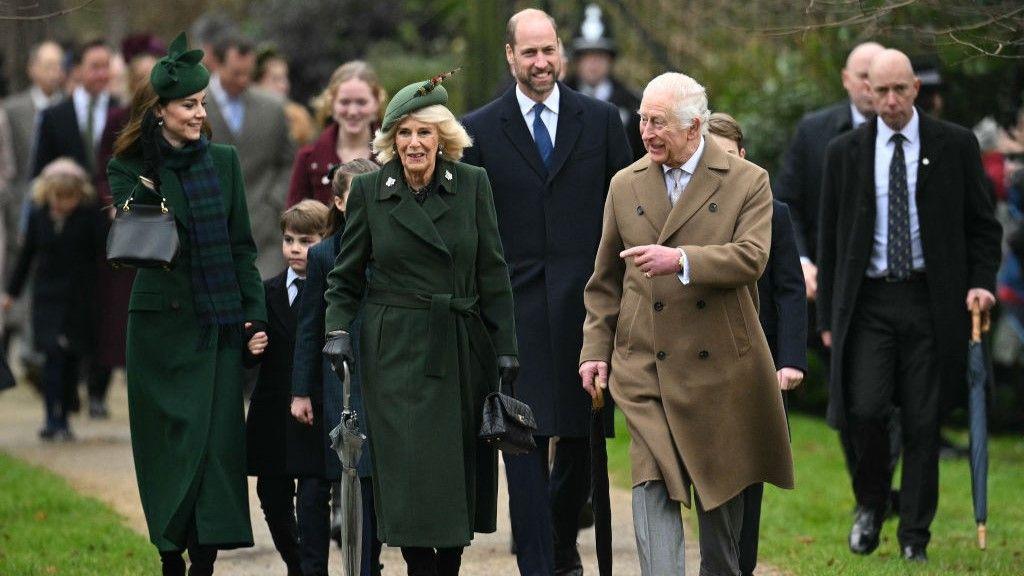 Royals attend Christmas Day service at Sandringham