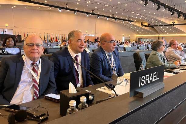 وفد إسرائيلي شارك في اجتماعات الجلسة الموسعة للجنة التراث العالمي التابعة لليونسكو في الرياض في 11 سبتمبر الجاري