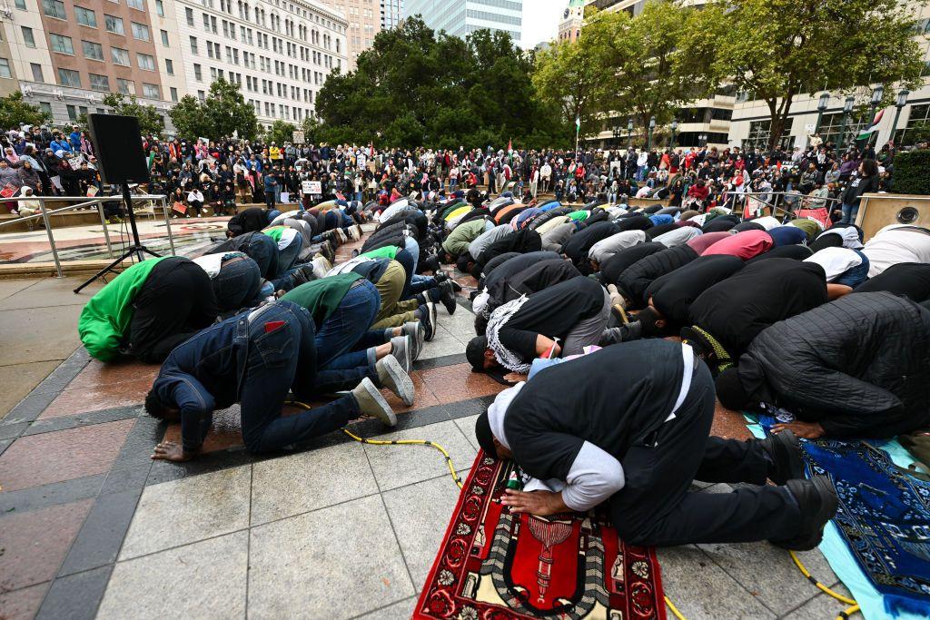 Manifestación de musulmanes en California