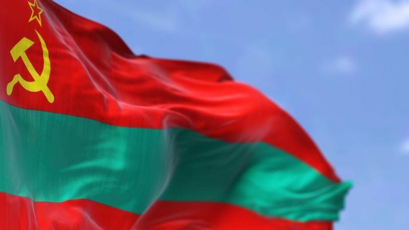 La bandera de Transnistria 