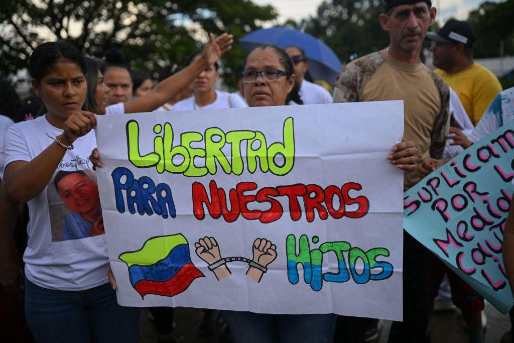 Protesta frente a Tocuyito