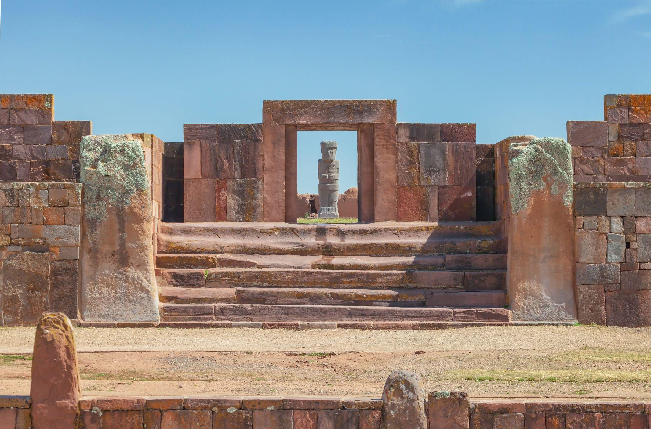 Imagen de las ruinas de Tiwanaku (Bolivia)