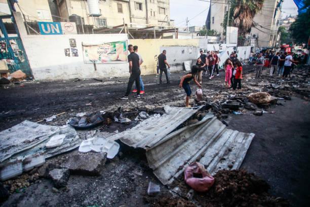 مشاهد الدمار الذي خلفه اقتحام الجيش الإسرائيلي لمخيم نور شمس في محافظة طولكرم