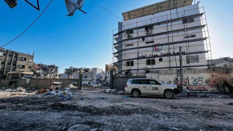 قصف "عنيف" يطال مستشفى كمال عدوان شمالي قطاع غزة