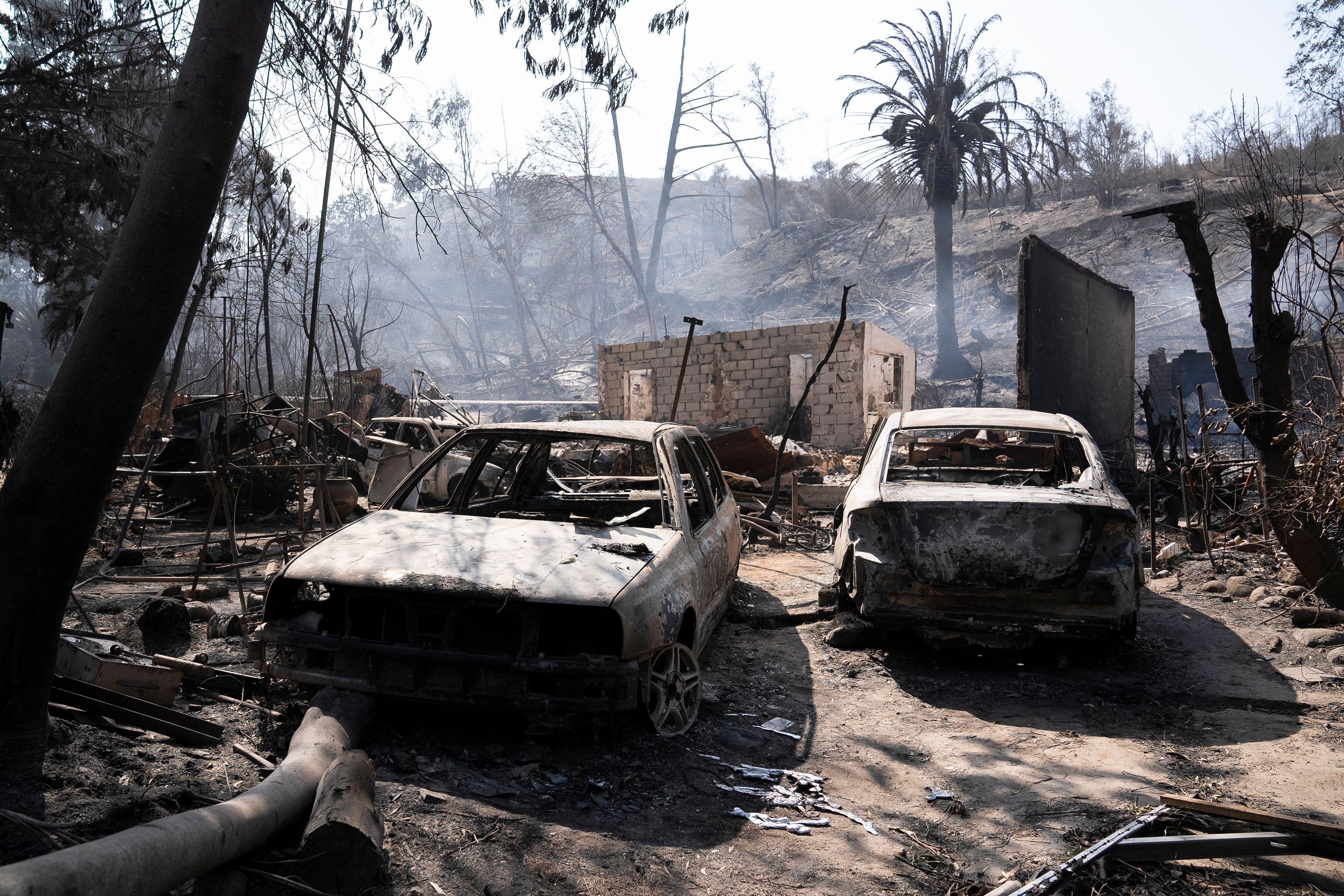 La casa de Patricia Araya y sus autos fueron devorados por llamas.