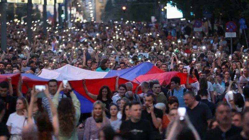 protest Srbija protiv nasilja