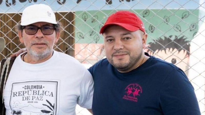 Pastor Alape e Jorge em um dia de pedagogia da paz