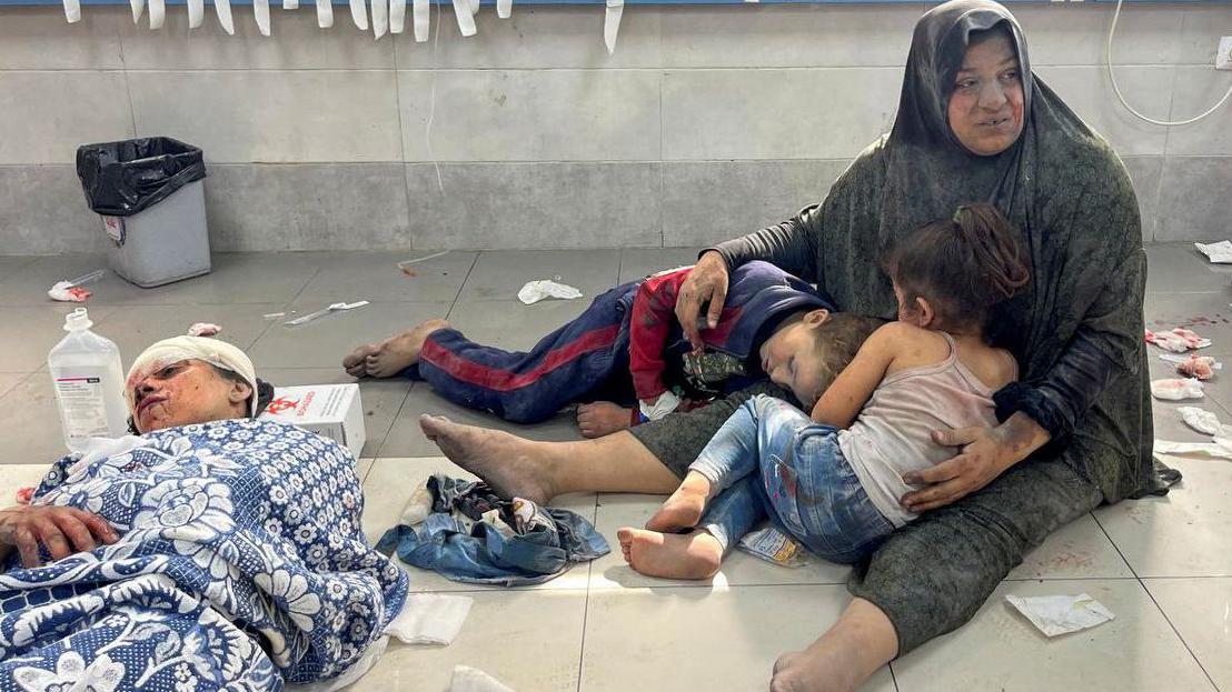 نازحون فلسطينيون