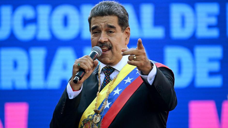 Maduro este viernes tras su juramentación.