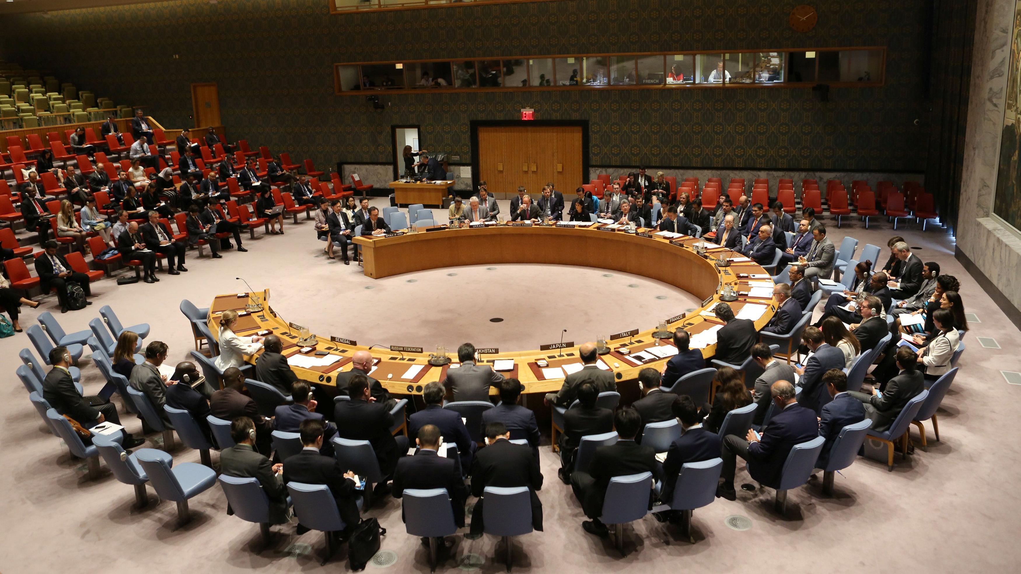Reunión del Consejo de Seguridad de las Naciones Unidas 