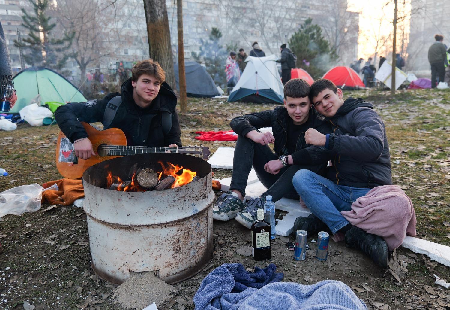 studenti, studentski protest