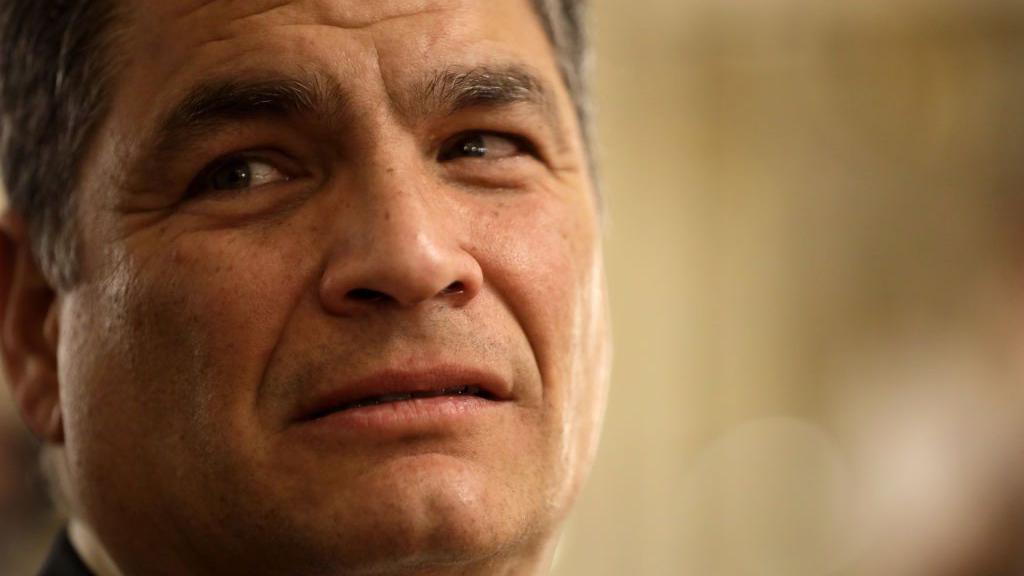 El expresidente Rafael Correa