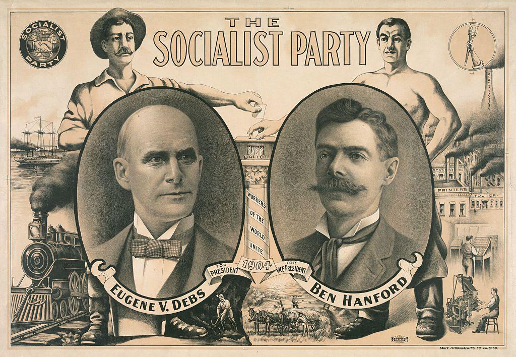 Un cartel de la primaria socialista de 1904