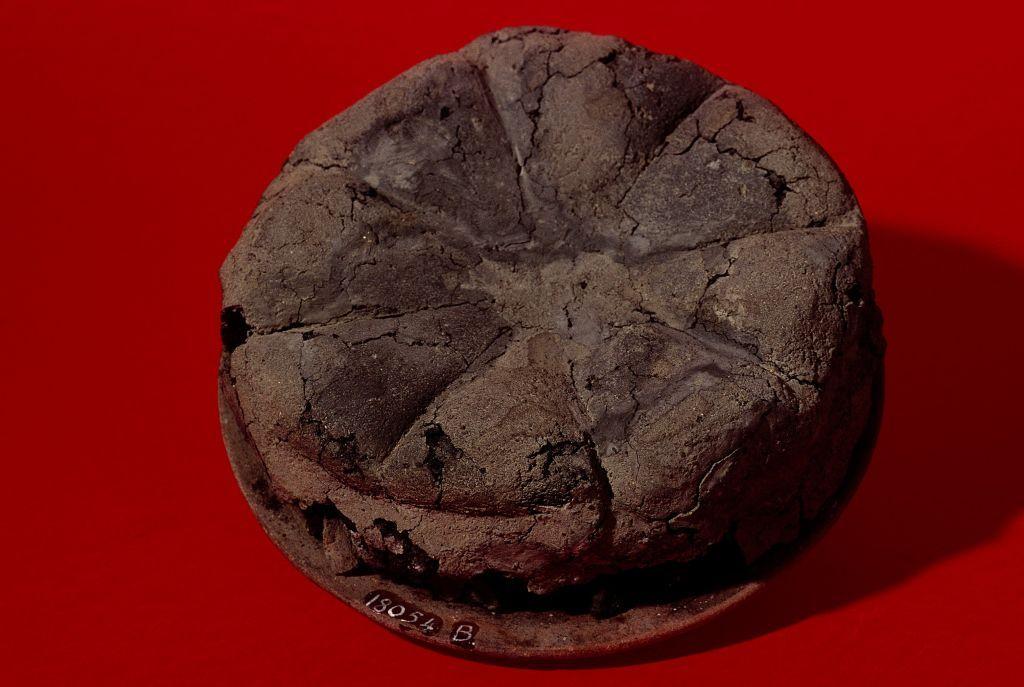 Pan carbonizado, de la panadería de Modesto, Pompeya
