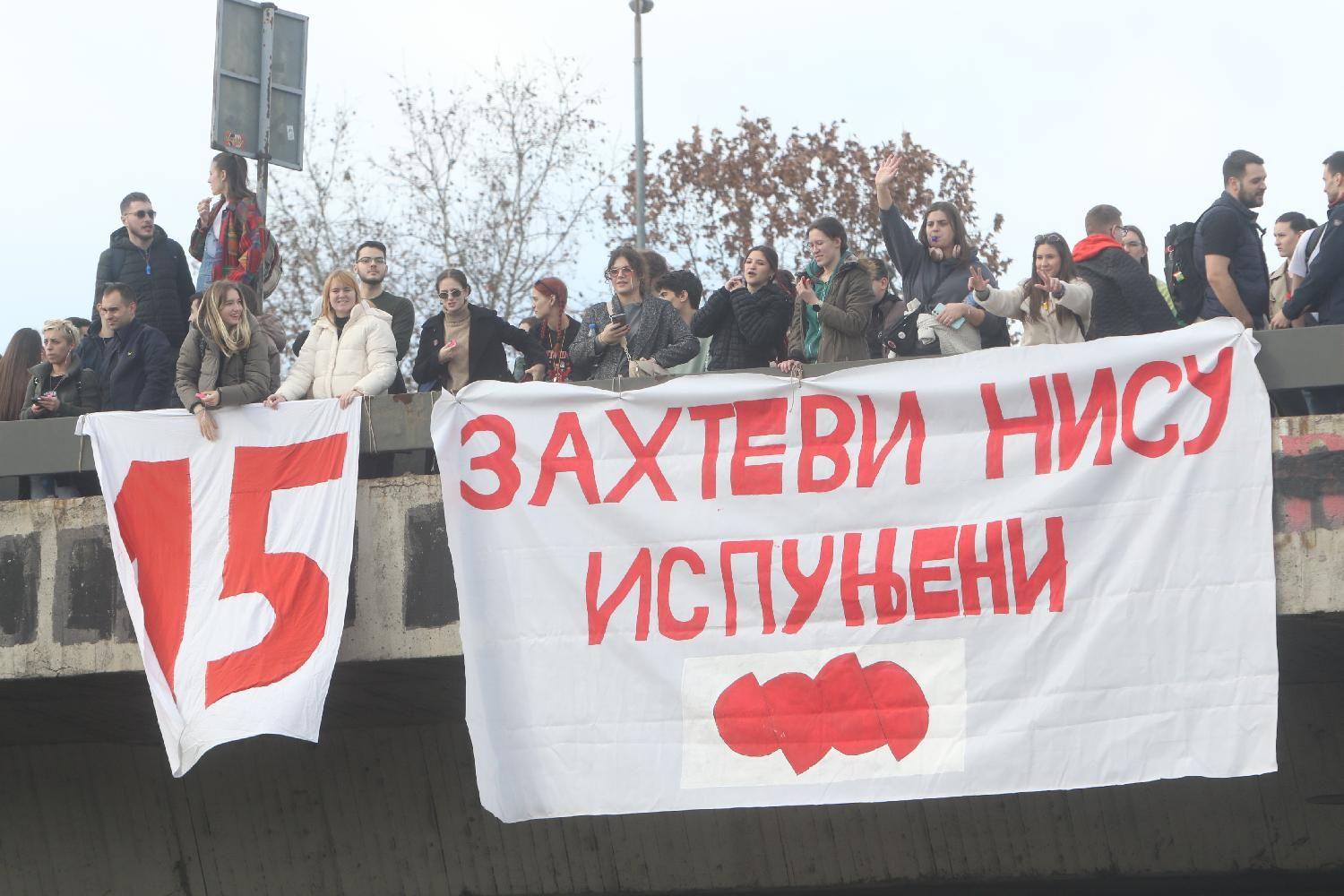 studenti, blokada studenata, studentski protest, blokada autokomande