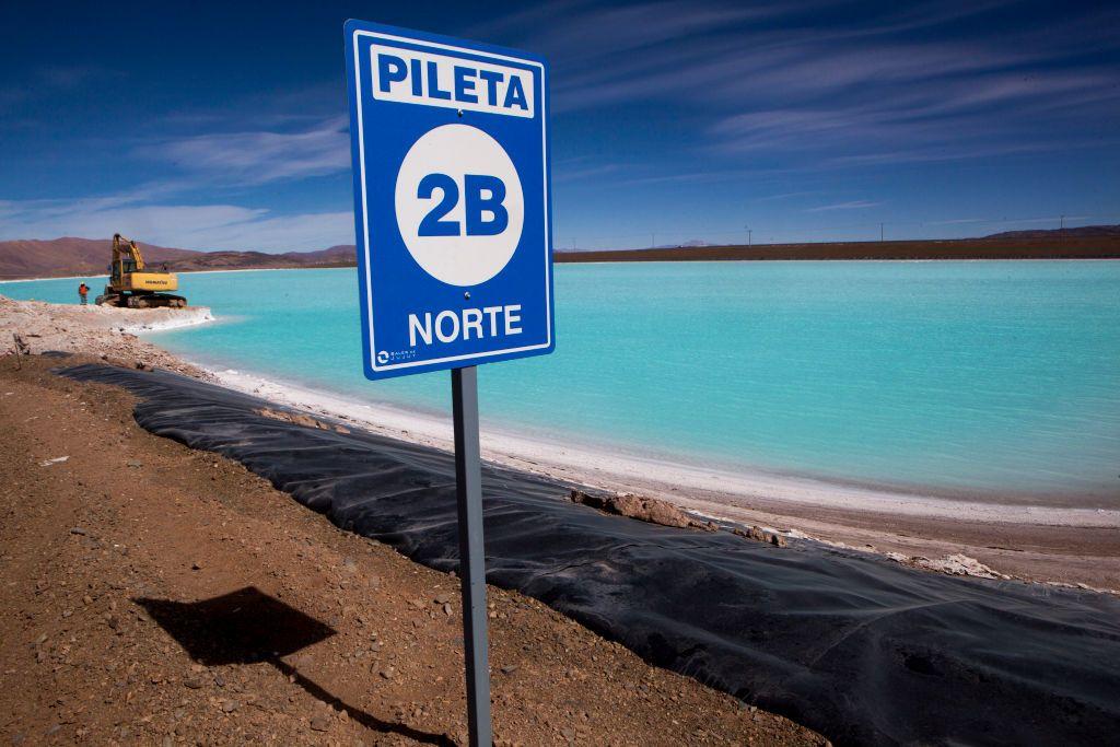 Explotación de litio en la provincia de Jujuy, en el norte argentino.