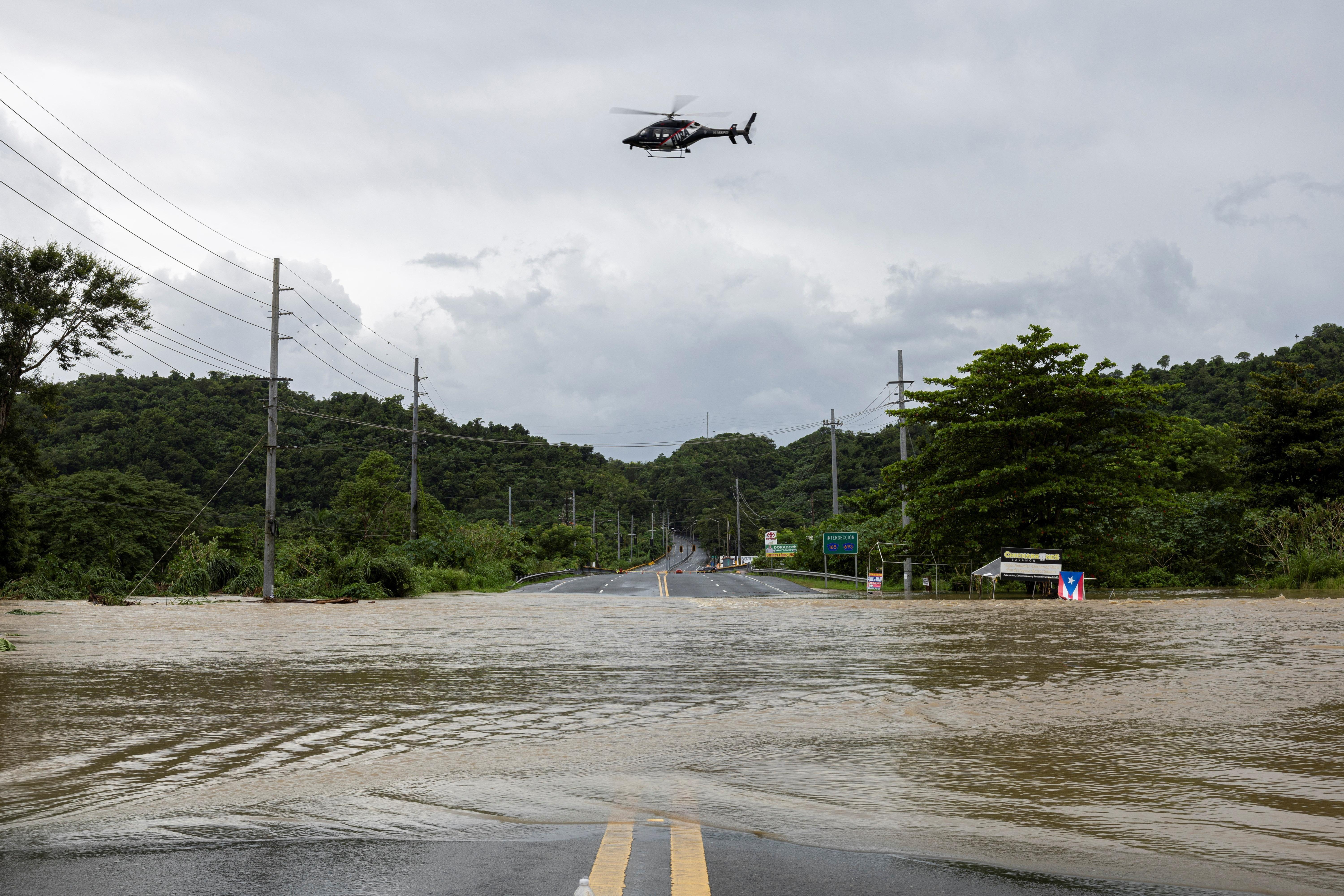 More than half of Puerto Rico without power as Hurricane Ernesto strengthens