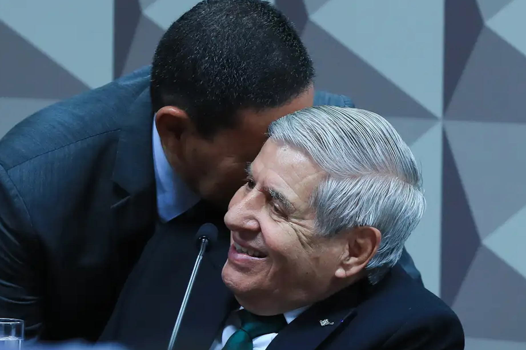 Augusto Heleno  durante depoimento à CPMI do golpe