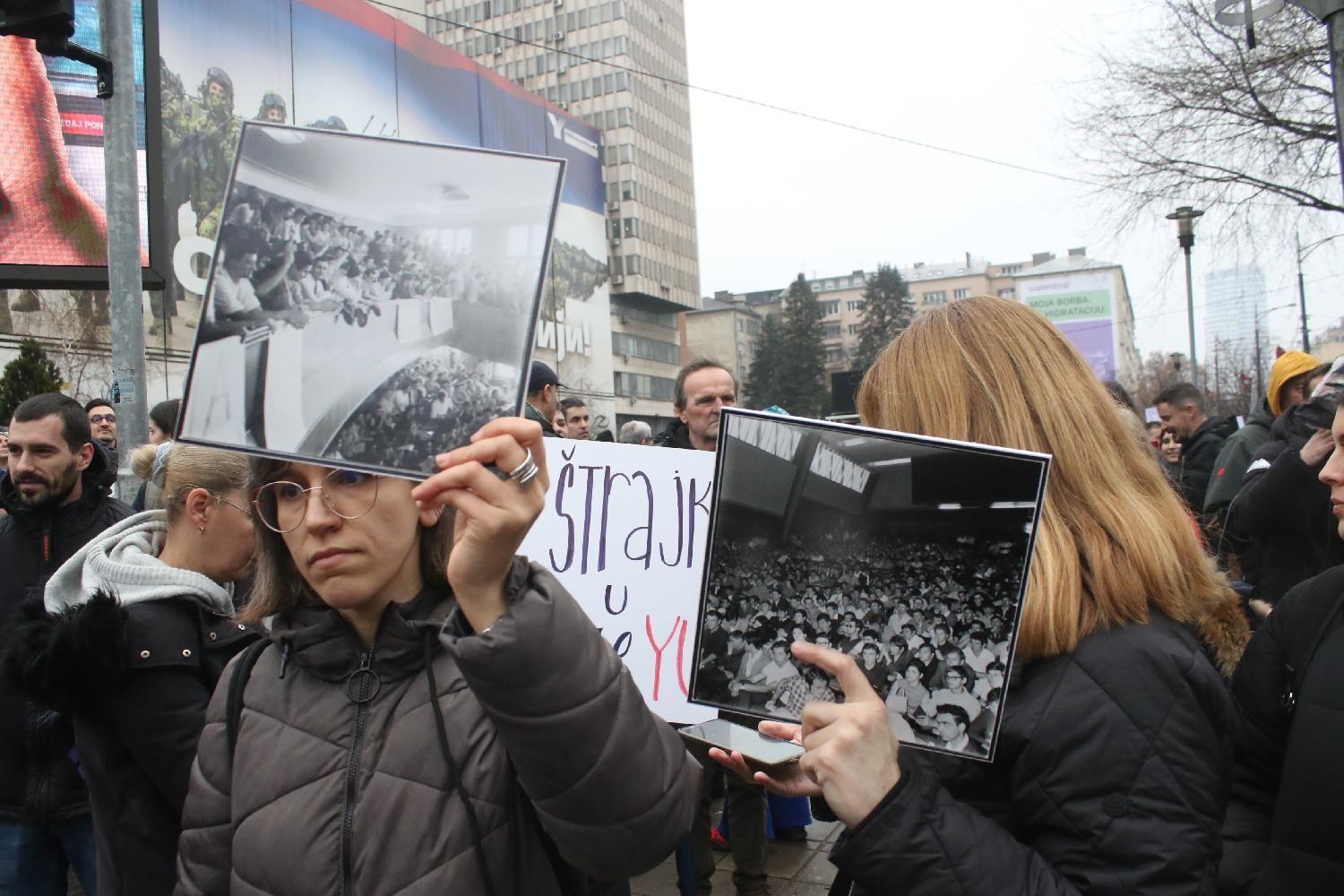 protest, štrajk, muzej