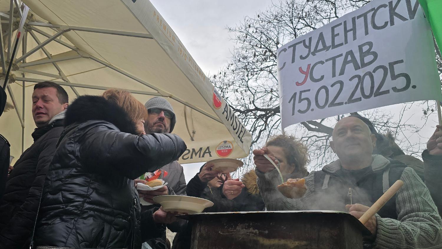 studenti, studentski protest u kragujevcu