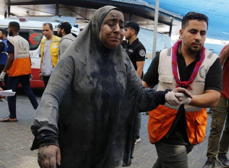 Warga sipil menjadi korban gempuran Israel di Jalur Gaza. 