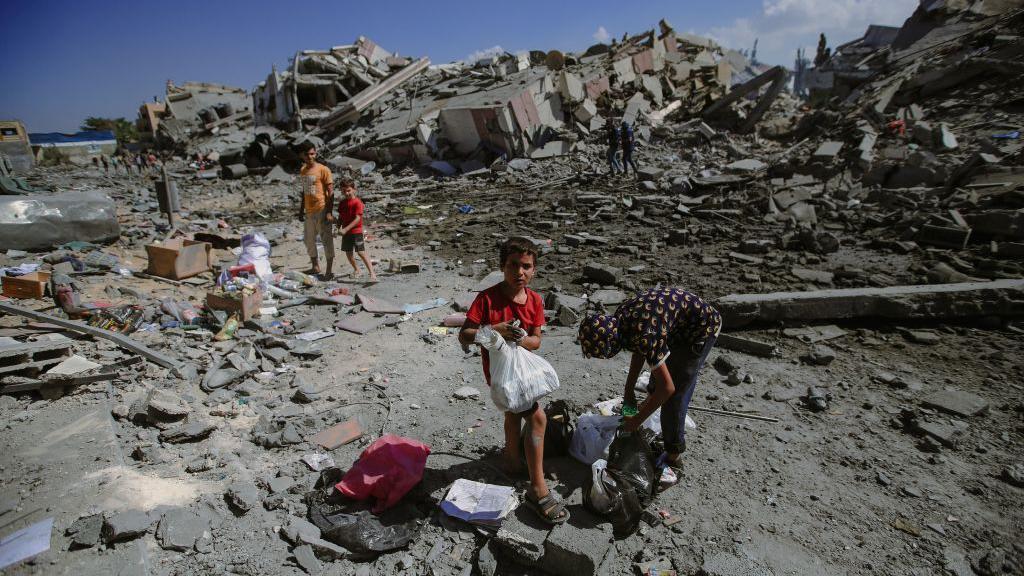 Destrucción en Gaza 