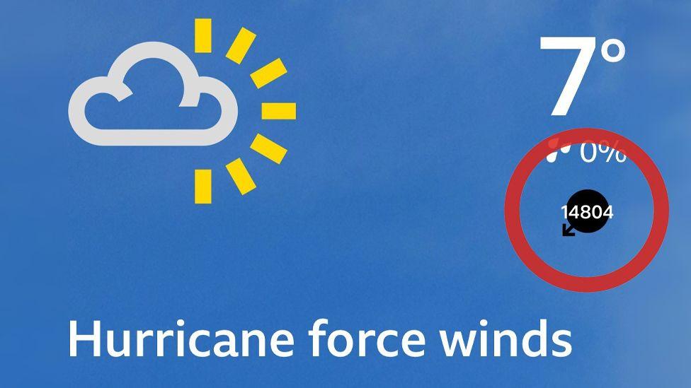 BBC Weather fault forecasts hurricanes across world