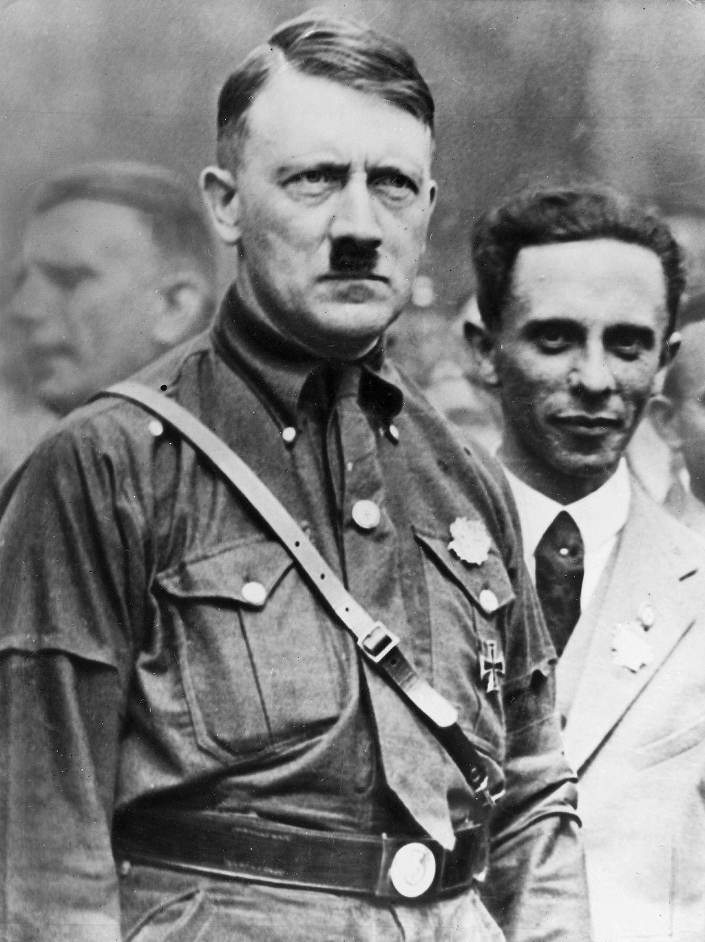 Joseph Goebbels, con Adolf Hitler