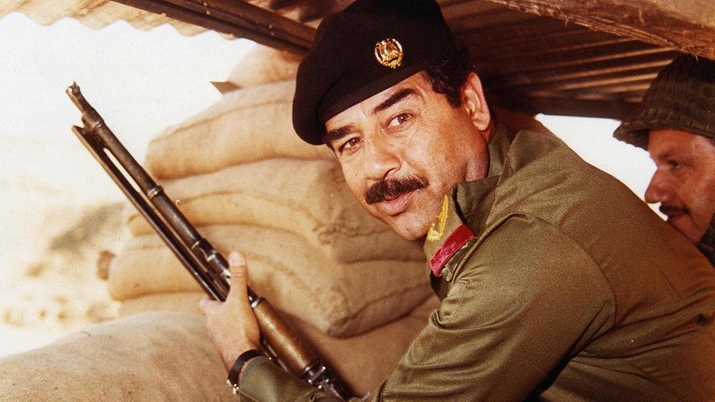 Saddam Hussein during his presidency days