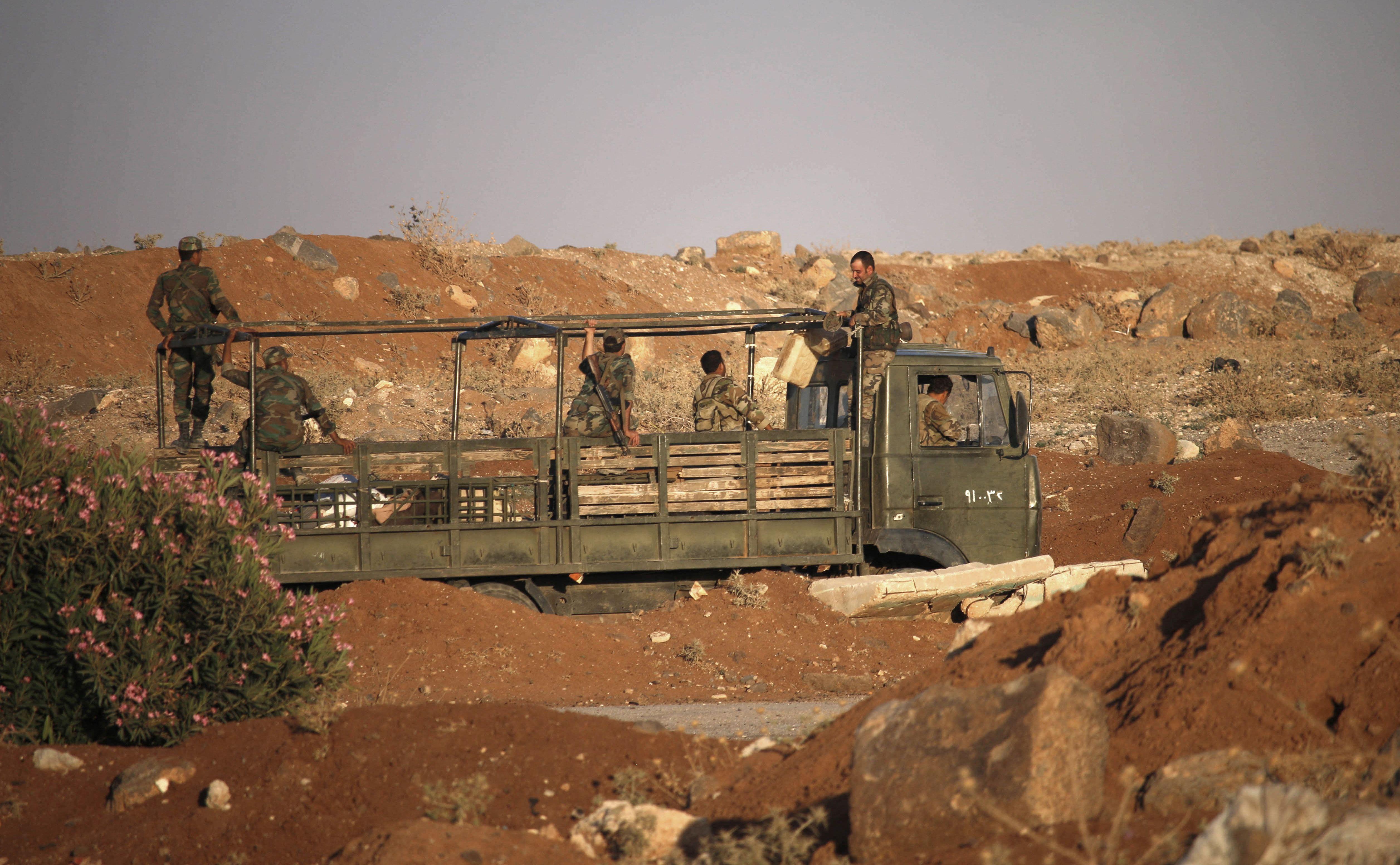 تعزيزات عسكرية على الحدود الأردنية السورية