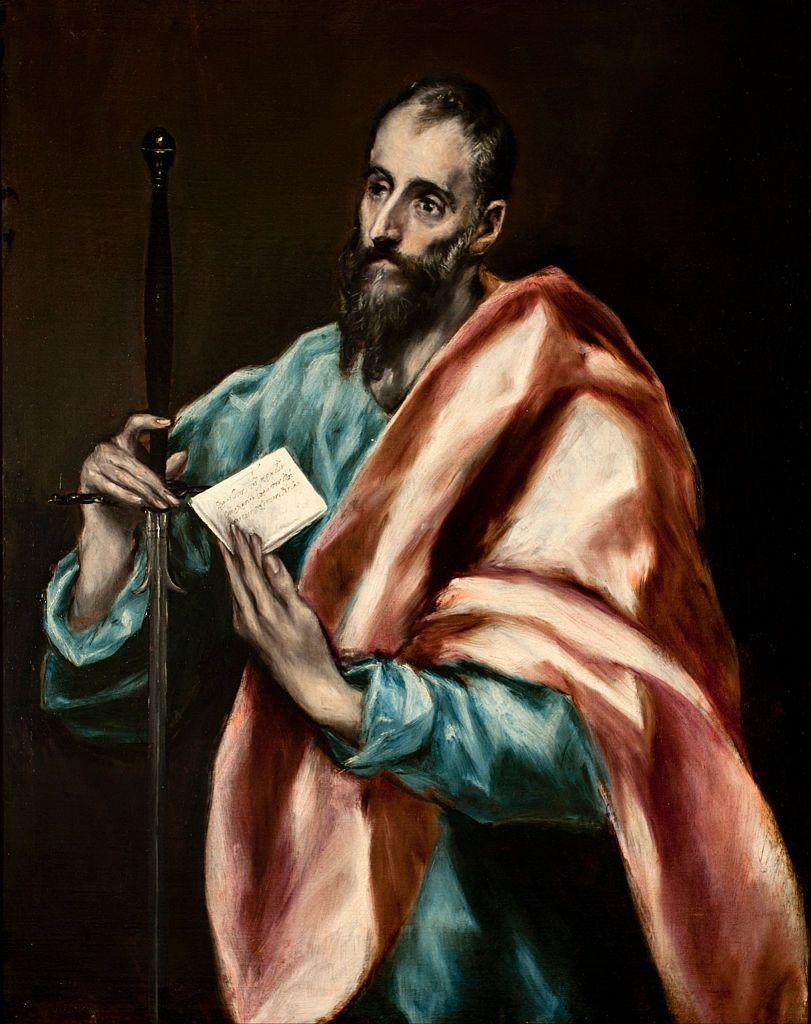 El apóstol Pablo pintado por El Greco. 