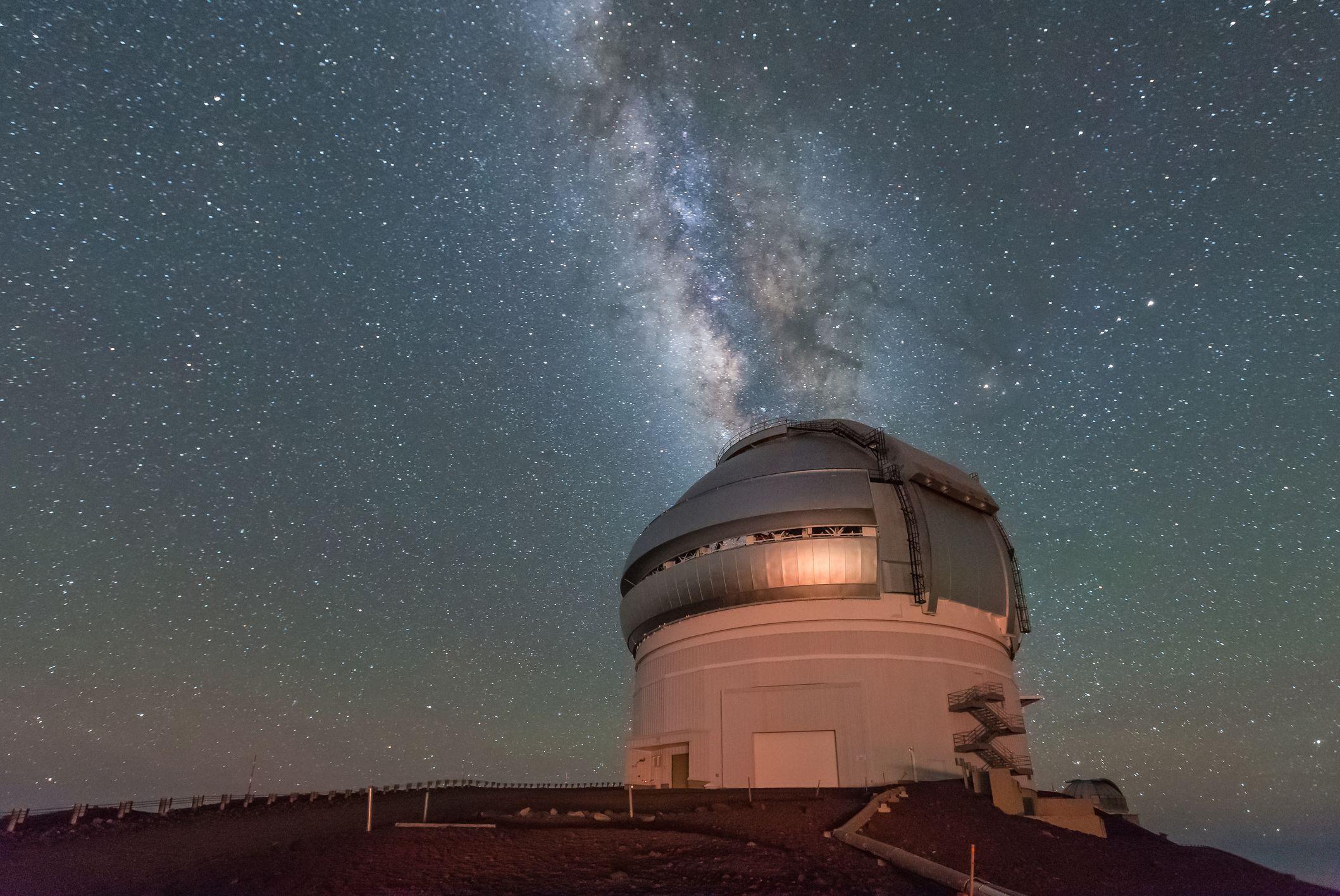 Un observatorio en Hawaii.