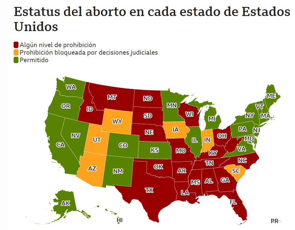 Mapa aborto
