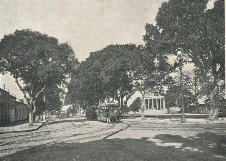 Praça Dr. Justo Chermont em 1899