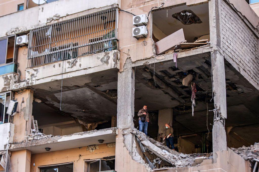 لشقة التي اغتيل فيها القيادي البارز في حركة حماس الشيخ صالح العاروري في ضاحية بيروت الجنوبية